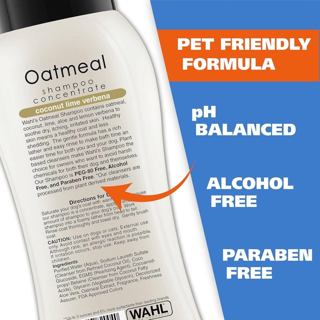 wahl oatmeal shampoo